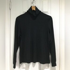 TanJay Women’s Blacked Ribbed Turtleneck Sweater